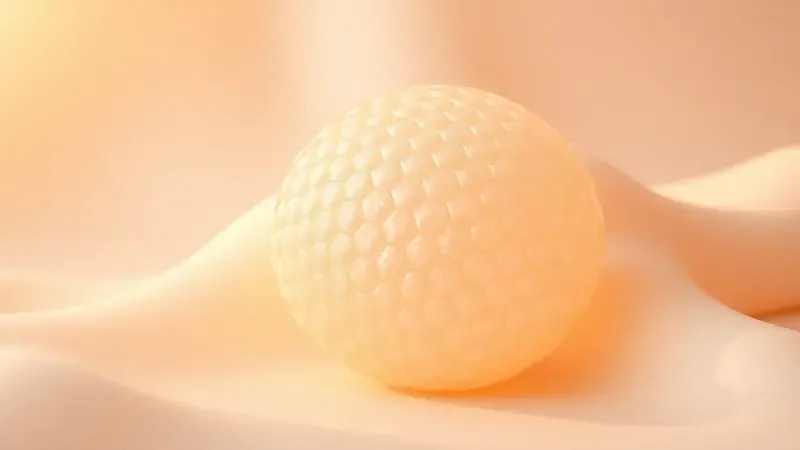 Representação 3D conceitual da textura macia e flexível de uma camada de látex para colchão de alta qualidade.