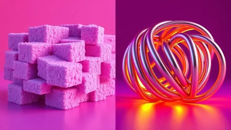 Comparação visual entre as texturas de espuma de alta densidade e molas ensacadas modernas.