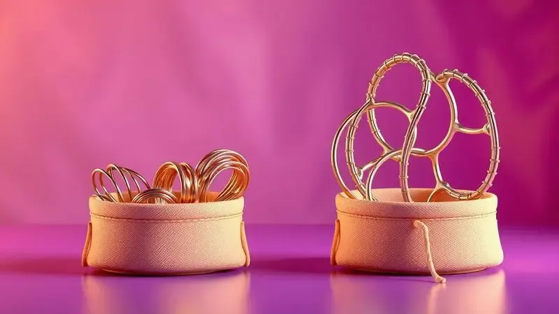 Comparativo visual entre molas ensacadas e sistema de molas bonnel em estilo artístico 3D.