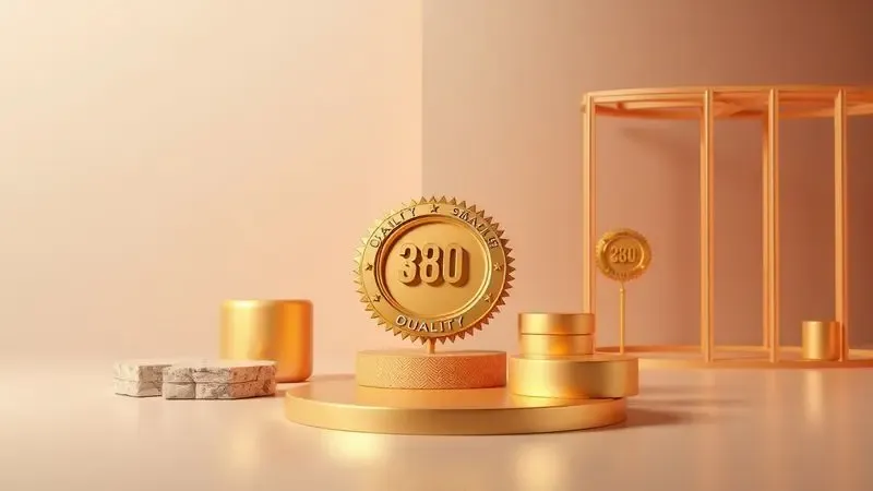 Representação abstrata de durabilidade e qualidade superior em materiais de colchão premium.