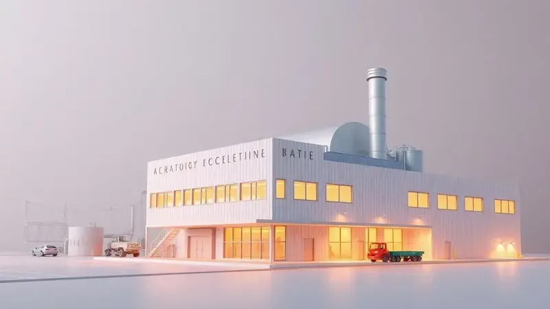 Ilustração conceitual 3D representando a tradição e o processo de fabricação de colchões de qualidade.