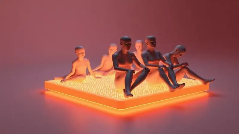Representação gráfica conceitual de ergonomia e suporte de peso ideal para diferentes biotipos corporais.