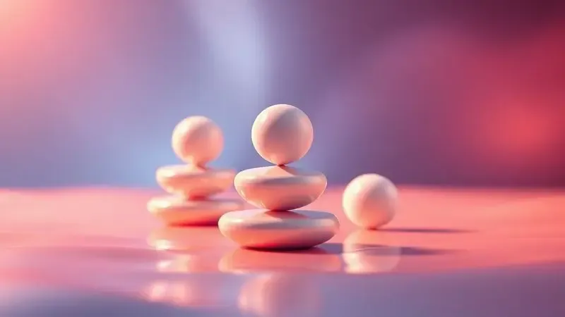 Visualização 3D de distribuição de pressão equilibrada em uma superfície tecnológica e flexível.