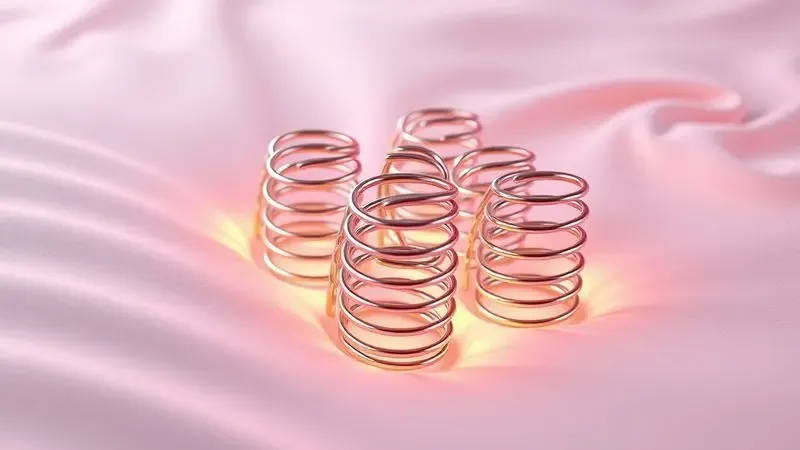 Representação artística tridimensional de molas e camadas de conforto internas de um colchão tecnológico.