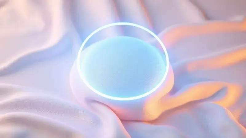 Visualização 3D de proteção hipoalergênica e tratamento de tecido contra fungos e ácaros.